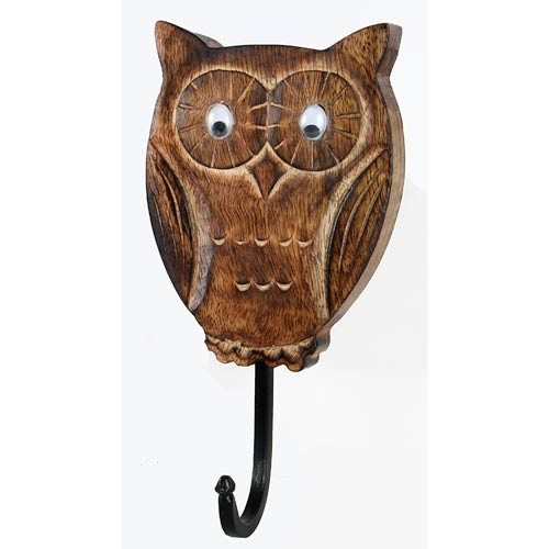 Mango Wood Ollie Owl Design - Click Image to Close